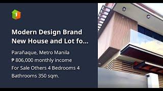 Modern Design Brand New House and Lot for Sale in BF Homes Paranaque.