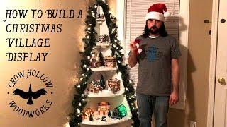 How to Build a Christmas Village Display Stand - DIY Tutorial