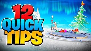 12 Quick Tips Every Fortnite Player Needs To Know In Winterfest Update (Zero Build Tips & Tricks)