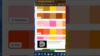 AI That Knows Your Perfect Colors!  #AITools #DesignHacks #fyp #tech #powerfulwebsites #shorts