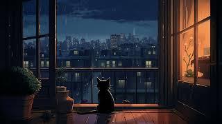 Another rainy day in the city Lofi Rainy Night ️ Lofi Hip Hop Mix