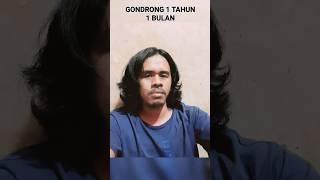 Gondrong 1 Tahun 1 Bulan #gondrongers  #gondrongindonesia #shorts