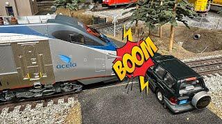 Trains Hitting Cars