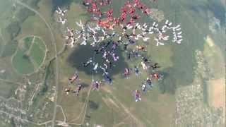 2012 / FAI European Record - Largest freefall formation - 88 Parachutists - Feminine 4/4