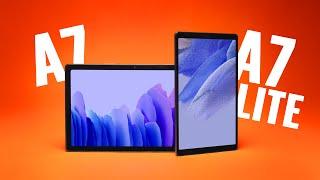 BUDGET TABLET BATTLE! Galaxy Tab A7 Lite vs Galaxy Tab A7
