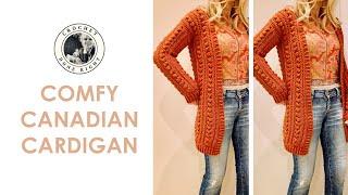 FAST & EASY CROCHET EYECATCHER | Comfy Canadian Cardigan