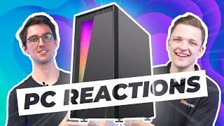 Reacting to our £500 PC Build Challenge!