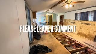 (How To) Mobile Home Rotten Floors and How we Repair Them.