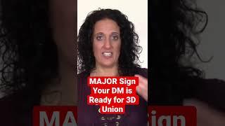  #1 MAJOR Sign Your DM  is Ready for 3D Union #twinflameunion #divinemasculine #twinflamesigns