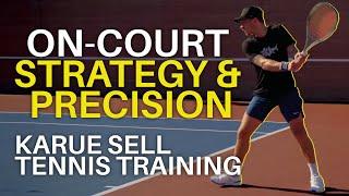 Karue Sell Preps for Portugal 25Ks: Essential Tennis Drills for Precision & Depth | Fit4Tennis