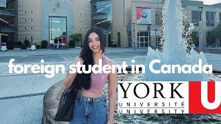 YORK UNIVERSITY STUDENT VLOG // study in canada