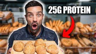 Proteinbrötchen ohne Proteinpulver – Nur 3 Zutaten & 25g Eiweiß!