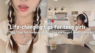 20 Life-Changing Tips for Teenage Girls in 2023  (Level up your life) 