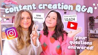 Content Creation Q&A with My Sister Jess!  Tips for Instagram & YouTube Creators