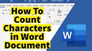 How to Count Characters in Word Document (2022)