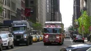 FDNY - Rescue 1 -  Responding To ALL HANDS Box 0978 - 4/30/12