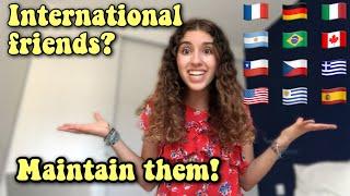 How to maintain international friends ┇How to maintain internet friends // Just A Teenager