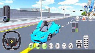 3D Car vs Bullet Train Statin #07 - 3D Car Driving Simulator - Android Gameplay