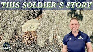 CIVIL WAR GRAVE ALMOST LOST TO ROOTS! THIS SOLDIERS HISTORY!