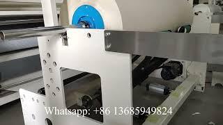 Low cost semi automatic maxi roll kitchen towel paper making machine production line