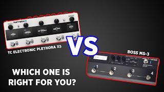 TC Electronic Plethora VS Boss MS-3