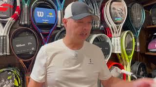 RACKETS LIKE THIS ARE EXTINCT! DOES COACH CHRIS KNOW WHAT THIS IS AND CAN HE PLAY WITH IT?