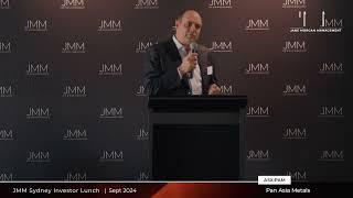 Pan Asia Metals (ASX:PAM) - Sydney Investor Lunch - 11 September 2024