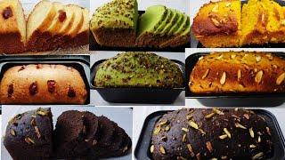 4 Easy Tea Cake ln Blender/No Oven, No Beater Tea Cake Recipe/Chocolate, Pista, Carrot,Rava Tea Cake