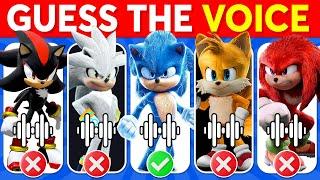 Guess The Sonic the Hedgehog 3 Characters by Voice  Sonic the Hedgehog 3 Movie Quiz