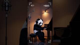 Piano Panda MagicPanda! !#viral #foryou #cutepanda #funnyanimals #piano #adorable #trending #music