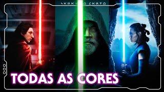 O SIGNIFICADO DE TODAS AS CORES DE SABRE DE LUZ | Canal do Mando