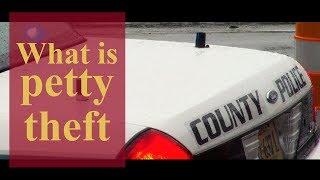 What is petty theft? | Pennsylvania Criminal Defense & Personal Injury Lawyers