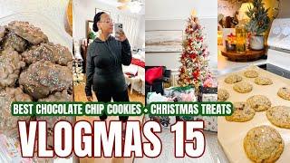 DAY IN THE LIFE VLOG | VLOGMAS 15 | THE BEST CHOCOLATE CHIP COOKIES | CROCKPOT CHRISTMAS CANDY