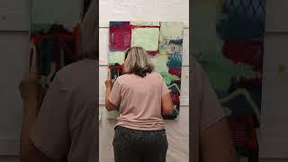 The Art of Abstract Art with Lori Mirabelli -paint with me #abstractpaintings #modernart #artist