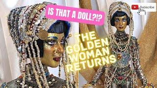 Jessica's Dollhouse- Doll Repaint! Creating Love Death + Robots' Jibaro, The Golden Woman Doll