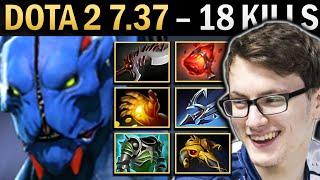 Nightstalker Dota 2 7.37 Miracle with Harpoon and 18 Kills - TI14