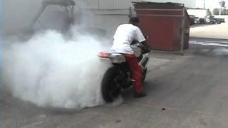HIGHTIMES DOING A BURN OUT