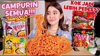 MUKBANG 4 JENIS SAMYANG SEKALIGUS!! KOK MALAH MAKIN PEDES??!