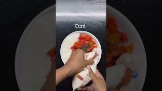 8-sec tomato salad  #cooking #shorts