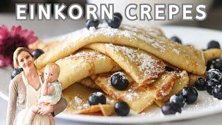 Make einkorn sourdough crepes with me