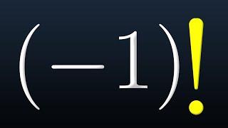 The Secret Behind -1 Factorial