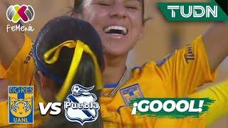 ¡Golazo! Reyes parte en la mitad el arco | Tigres 1-0 Puebla | AP2023 Liga Mx Femenil J1 | TUDN