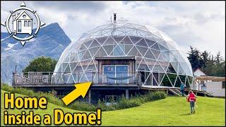 지속 가능한 Arctic DOME HOME은 물을 재활용하고 음식을 재배합니다!