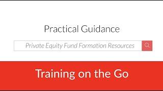 Private Equity Fund Formation Resources