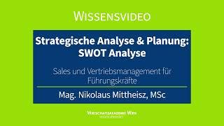 Sales & Vertriebsmanagement | SWOT Analyse