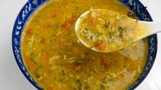 Chicken & Vegetable Soup Recipe ( Eggless ) سوپ مرغ و سبزیجات مخصوص زمستان ،Winter Soup