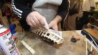 Model Gemi , Sarma İşlemi (wrapping process with wooden laths ) PART 4