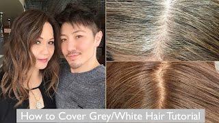 How to Cover Grey/White Hair Tutorial