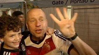 Deutsche Fans feiern WM-Titel in Rio - Randale in Buenos Aires