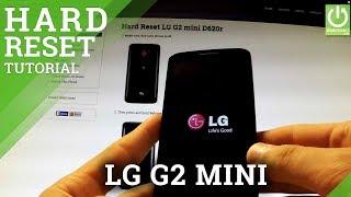 How to Factory Reset LG G2 mini D620r - Hard Reset in LG